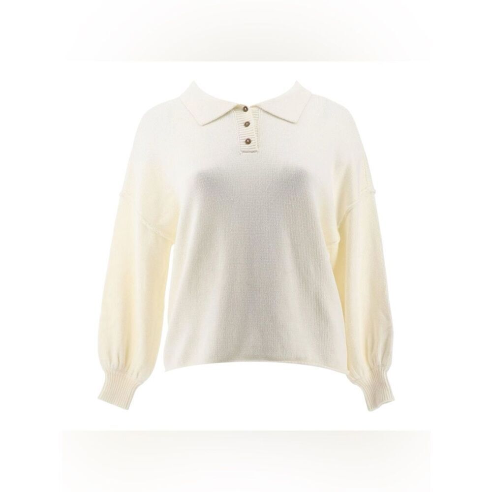 Peace Love World Polo Sweater’